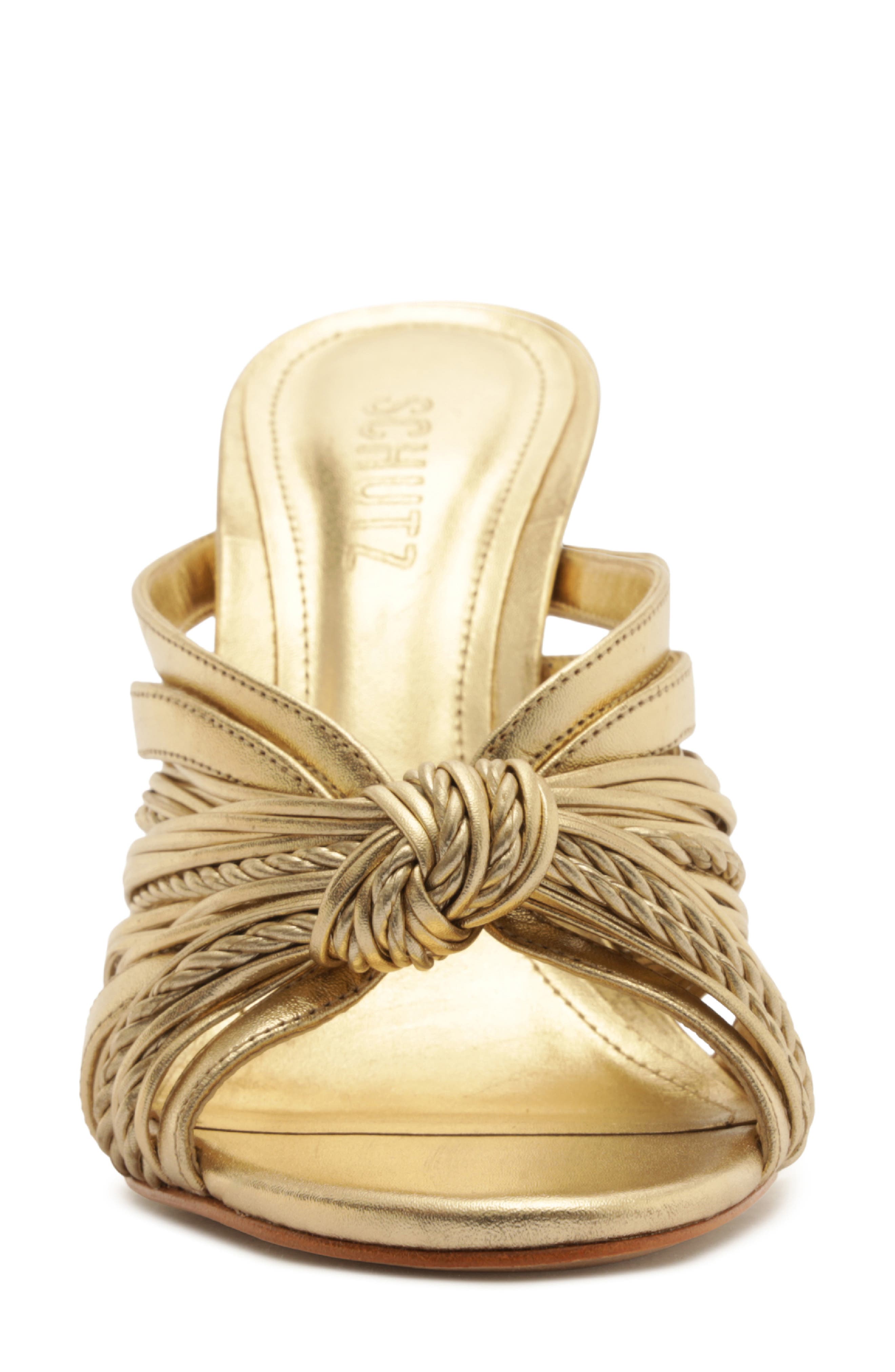 Schutz Gaya Sandal, Alternate, color, Platinum