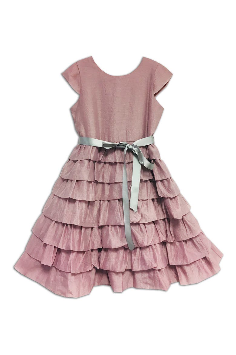 Kids' Ruffle Hem Dress, Main, color, PINK