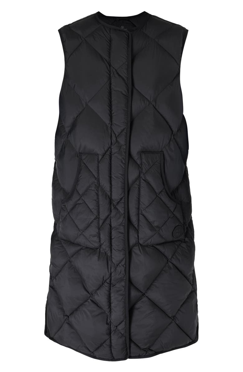 Sweaty Betty Downtown Quilted Longline Vest, Alternate, color,
