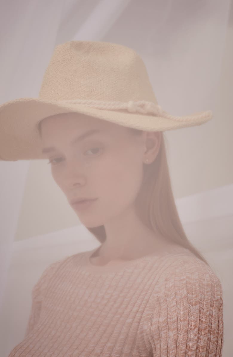 Brixton Ellington Straw Fedora, Alternate, color, 