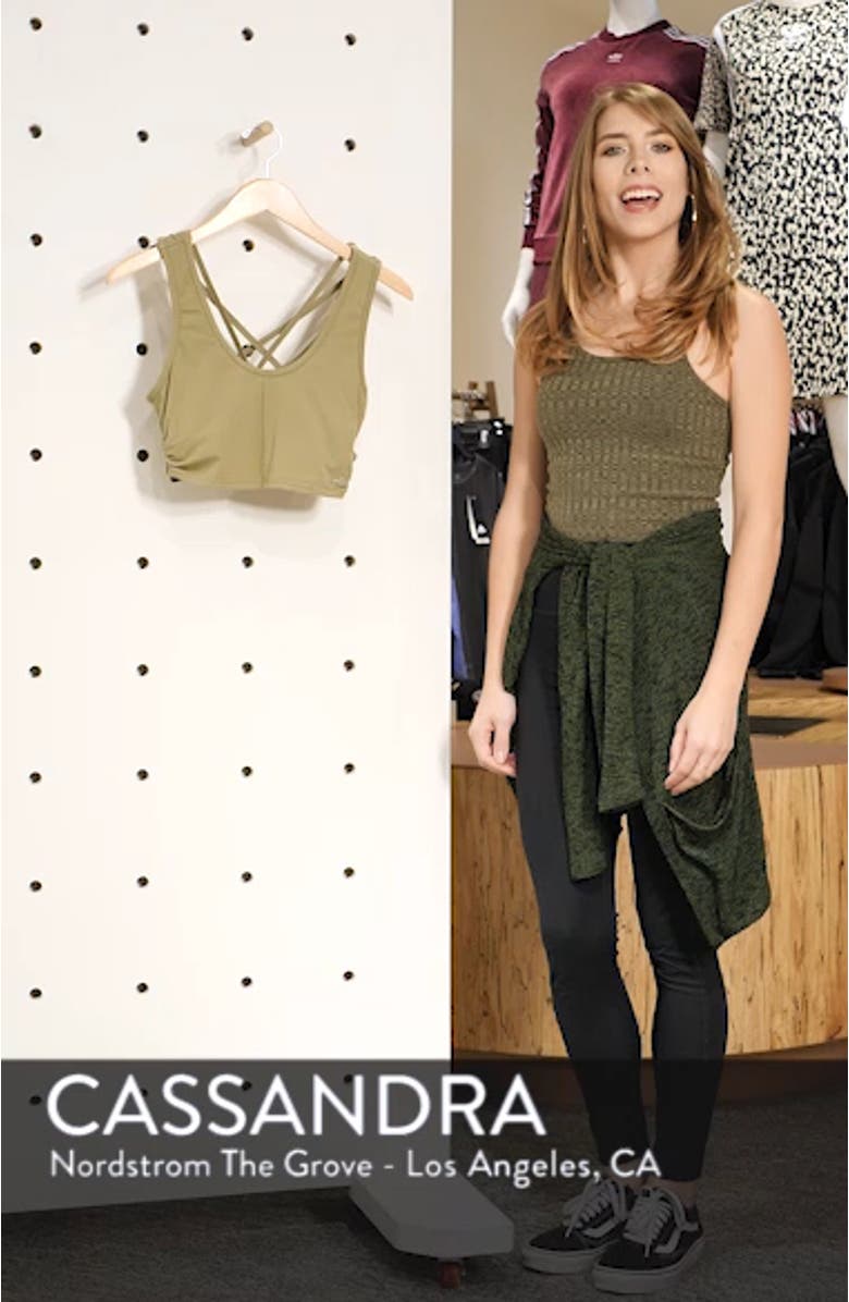 Delicate Twisted Sports Bra Tank, sales video thumbnail