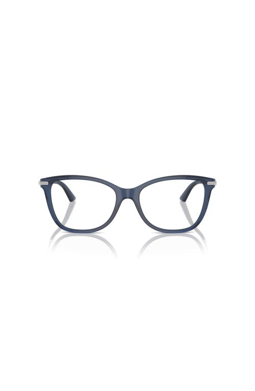 Jimmy Choo 54mm Rectangle Optical Glasses In Blue