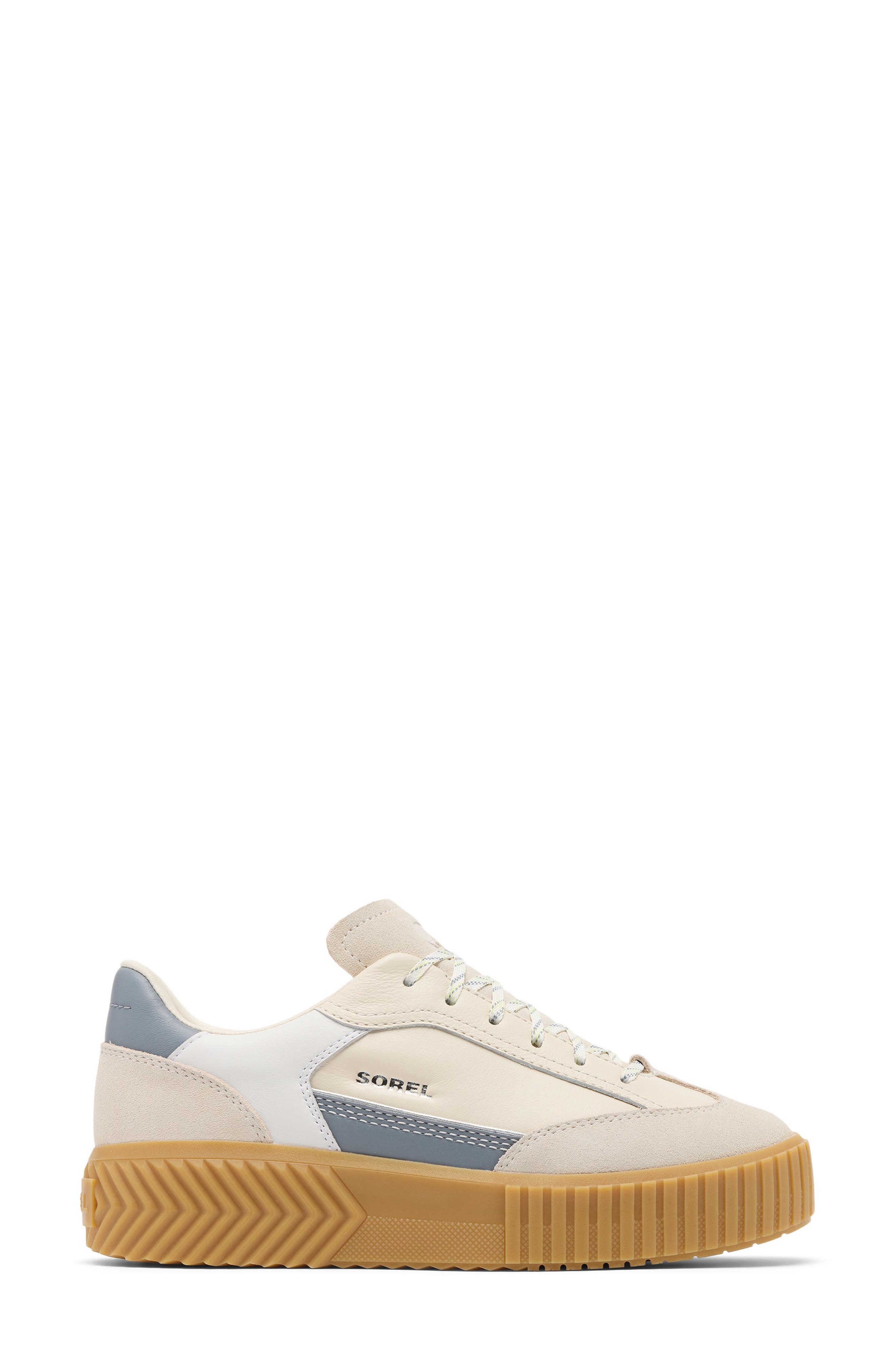 Ona Ave T-Toe Platform Sneaker, Alternate, color, CHALK/ GREY ASH