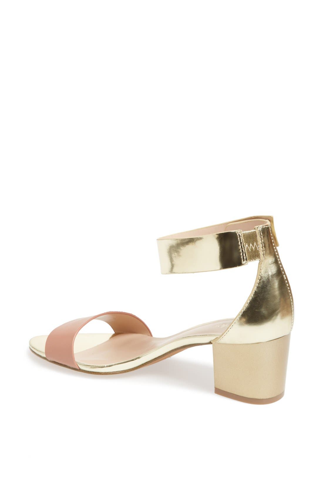 'Glory' Sandal, Alternate, color, BLUSH/ GOLD