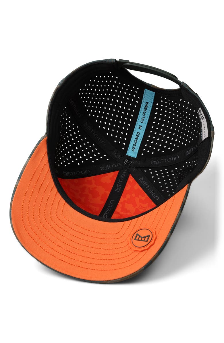 Melin Hydro Compass Snapback Cap, Alternate, color, Everglade Camo