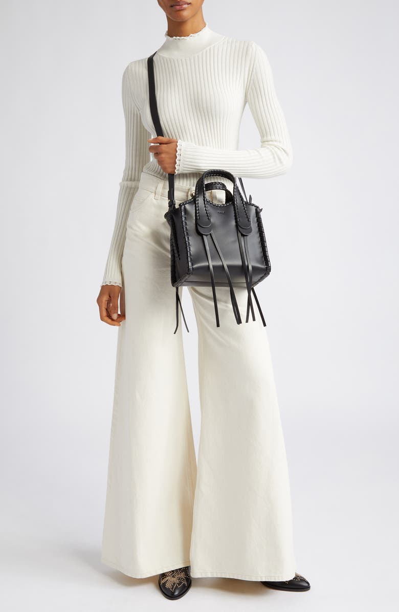 Chloé Small Mony Leather Tote, Alternate, color,