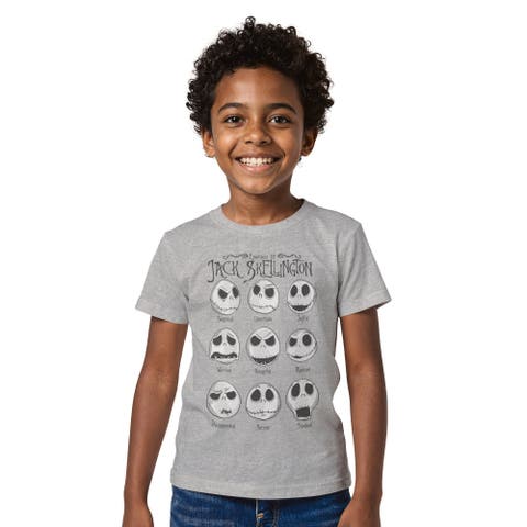 Boy's The Nightmare Before Christmas Emotions Of Jack Skellington T-Shirt