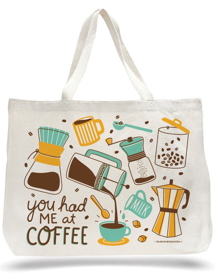 The Neighborgoods Coffee Candle & Tote Gift Set, Alternate, color, Multicolor