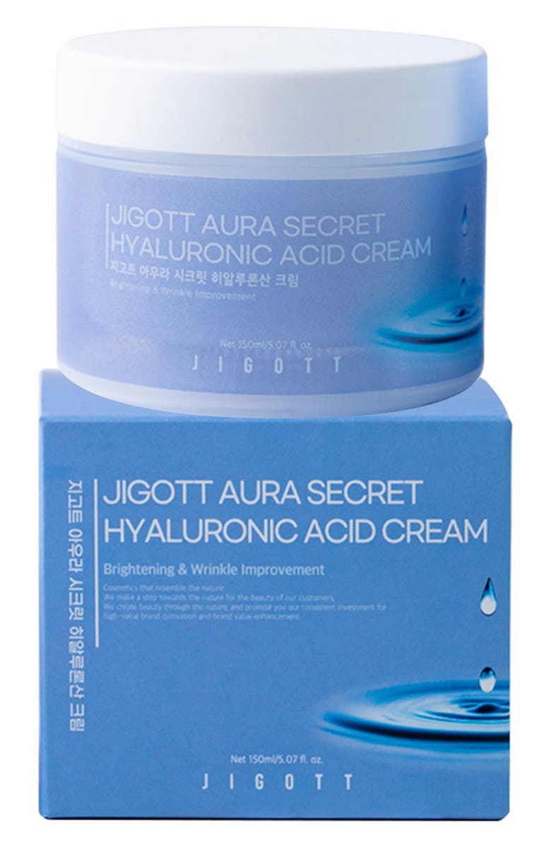 JIGOTT Aura Secret Hyaluronic Acid Cream, Main, color,