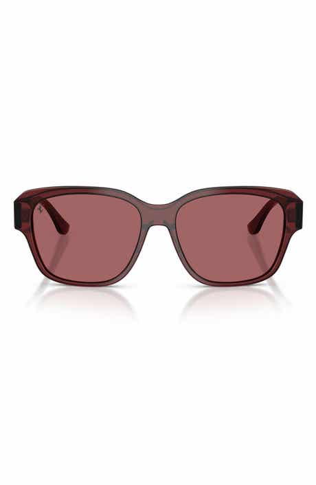 57mm Polarized Square Sunglasses
