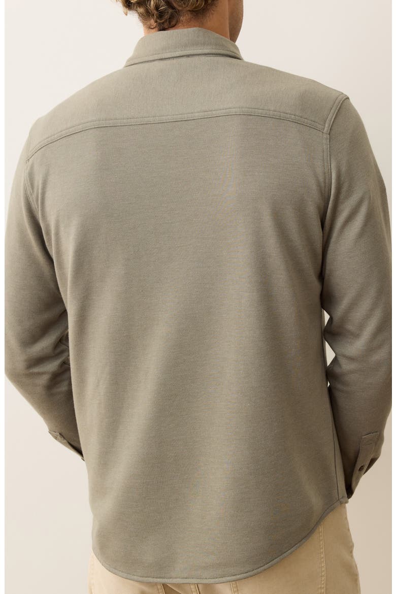 Pacifica Stretch Twill Overshirt, Alternate, color, VETIVER