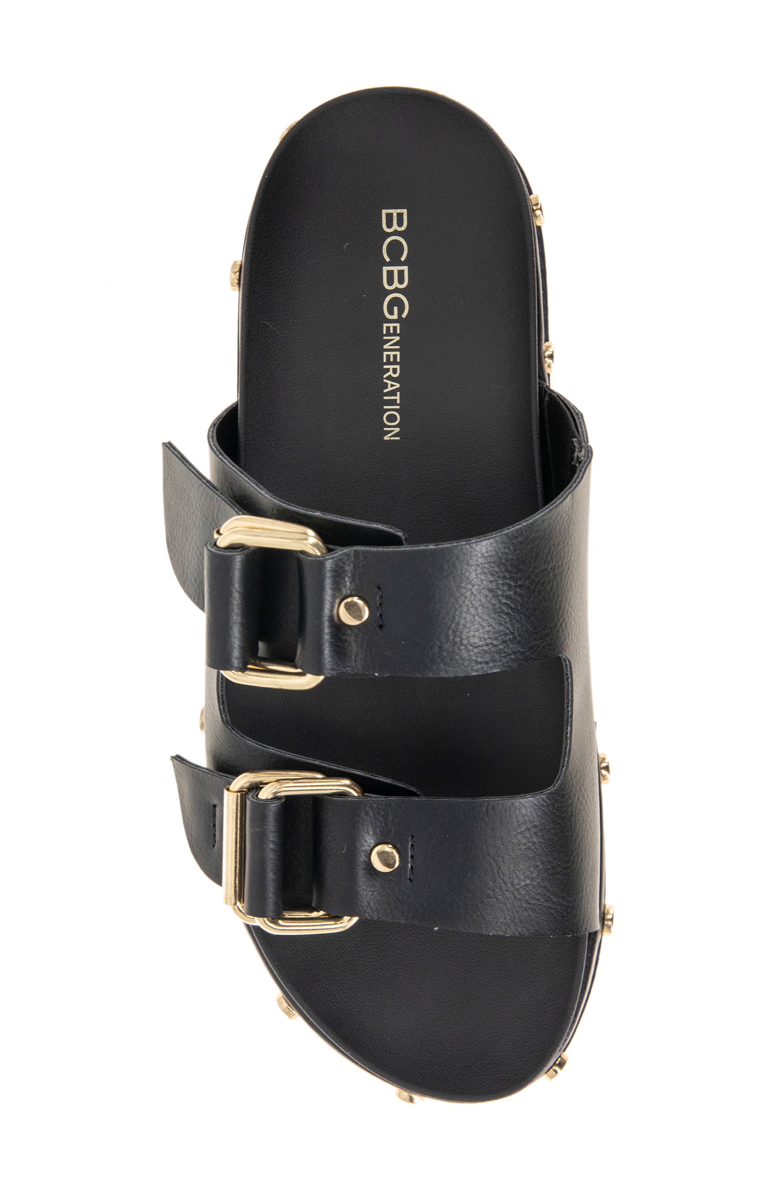 BCBGeneration Bamba Platform Sandal, Alternate, color, Black