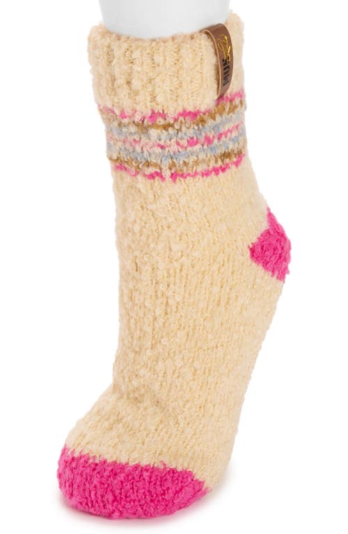 Muk Luks Cottage Bouclé Crew Socks In Multi