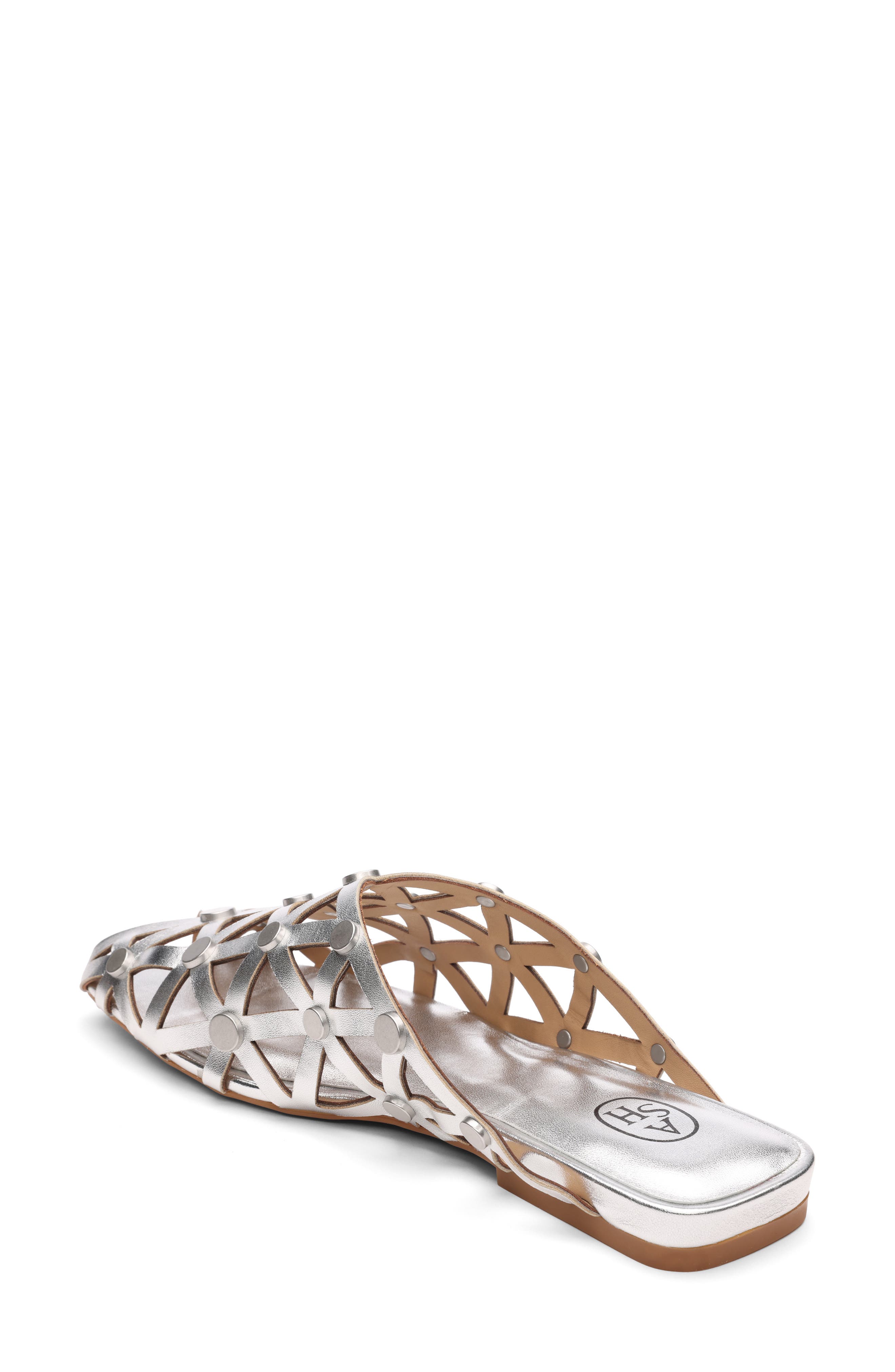 Bone Studded Cutout Slide Sandal - image 4