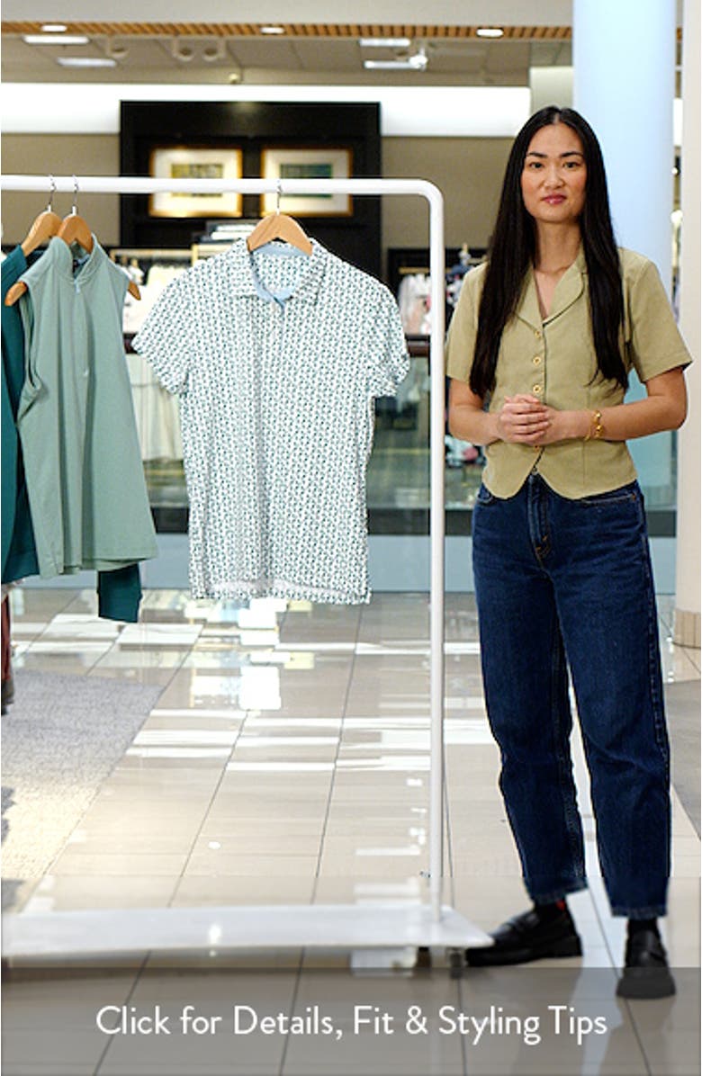 Tori Print Polo Shirt, sales video thumbnail