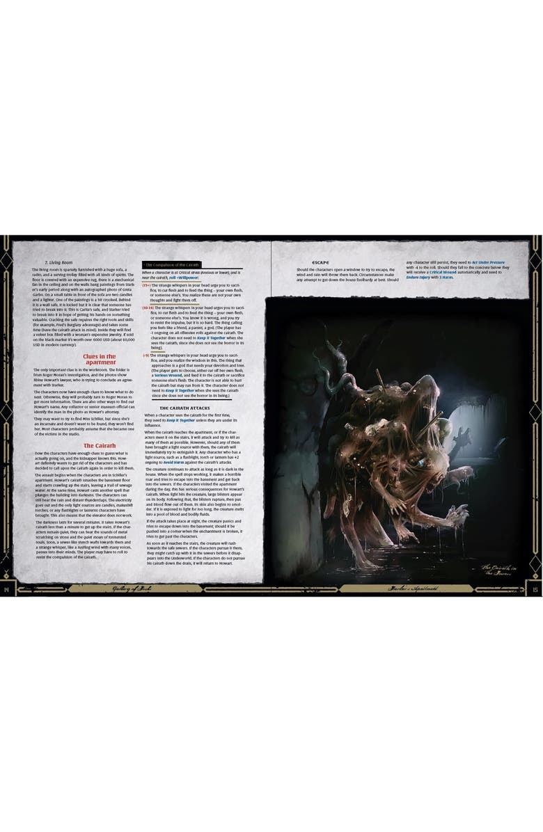 Modiphius Entertainment Modiphius Kult Rpg Book Gallery Of Souls 1950S Horror Setting, Alternate, color, 