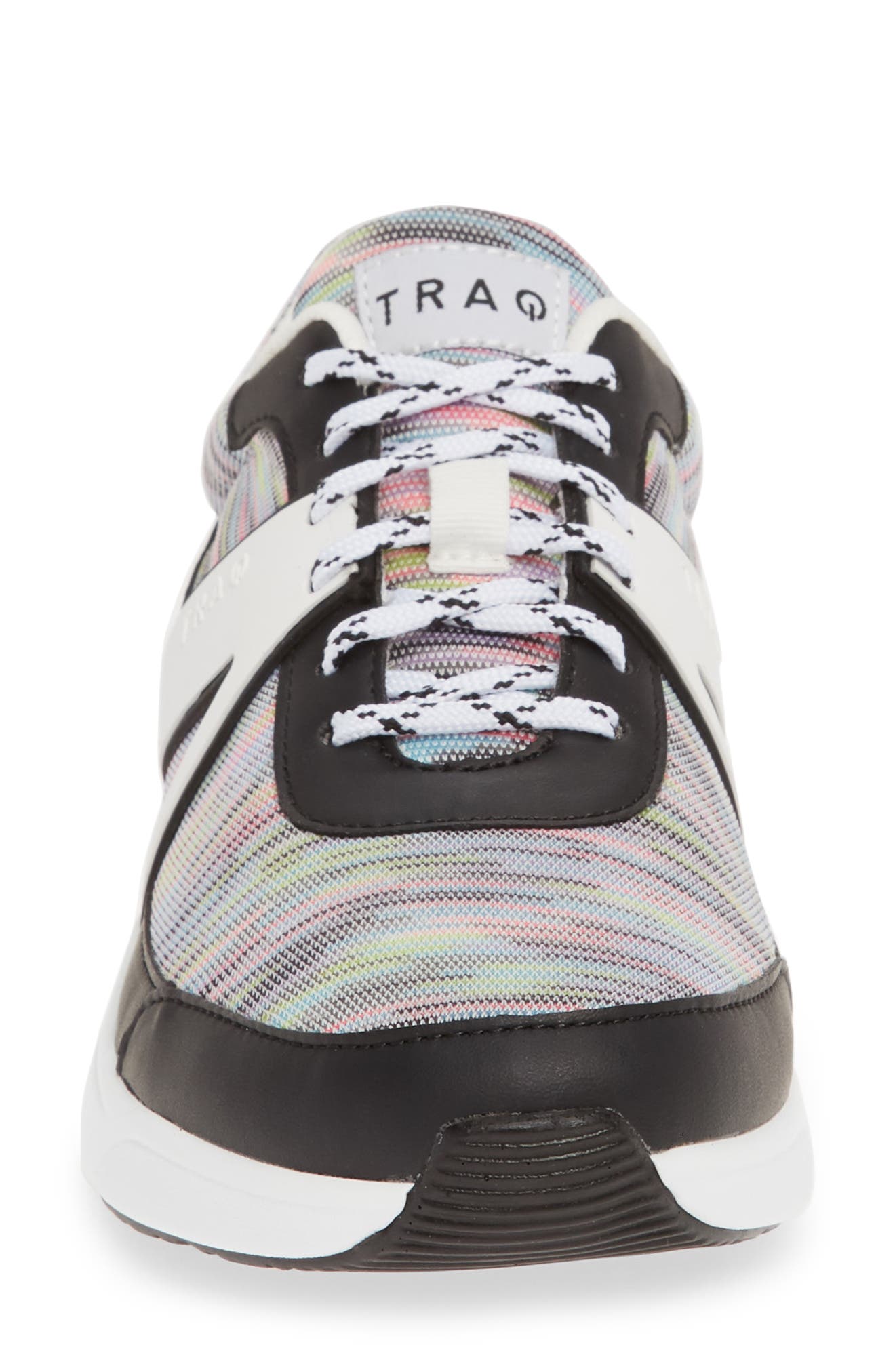 Qarma Sneaker, Alternate, color, HORIZON WHITE LEATHER