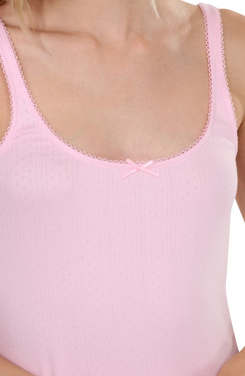 Honeydew Blissful Pointelle Chemise, Alternate, color, Tulle