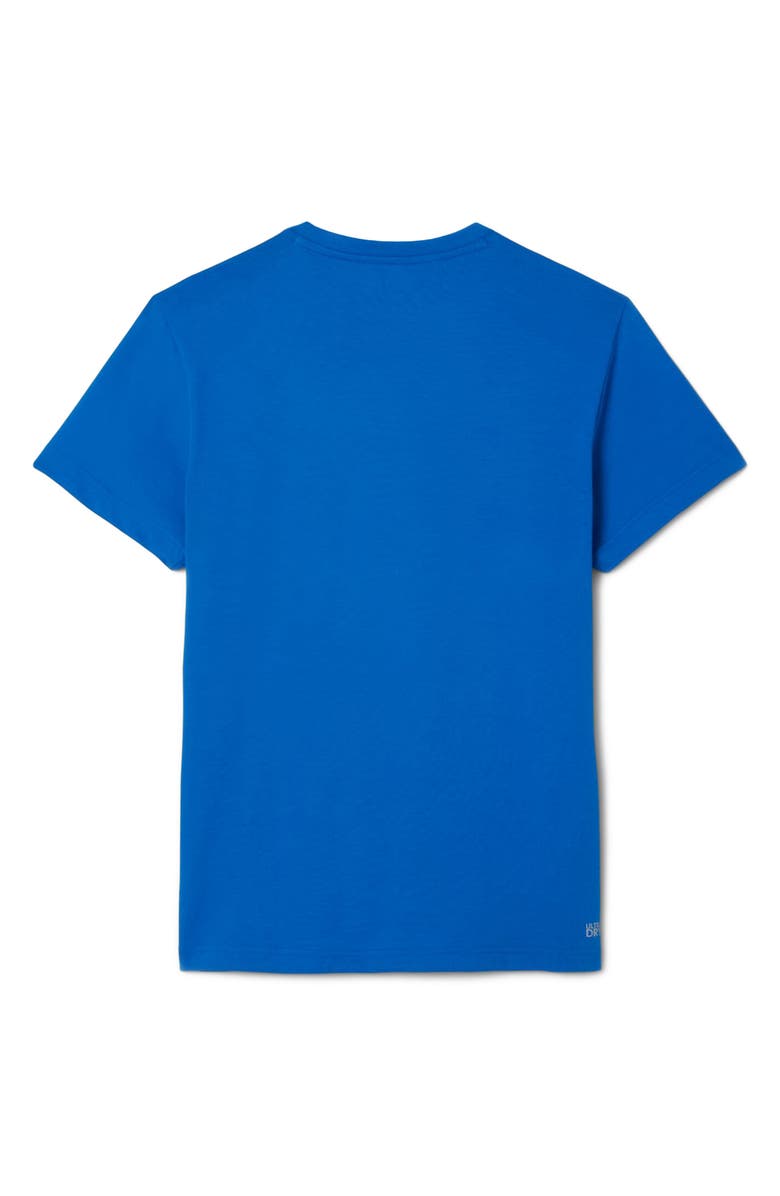 Lacoste Croc Splash Performance Graphic T-Shirt, Alternate, color, Gipsy Blue