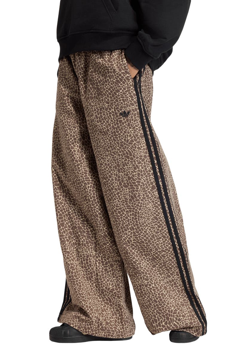 adidas Originals Firebird Cotton Twill Oversize Track Pants, Main, color, Earth Strata/ Stone Khaki