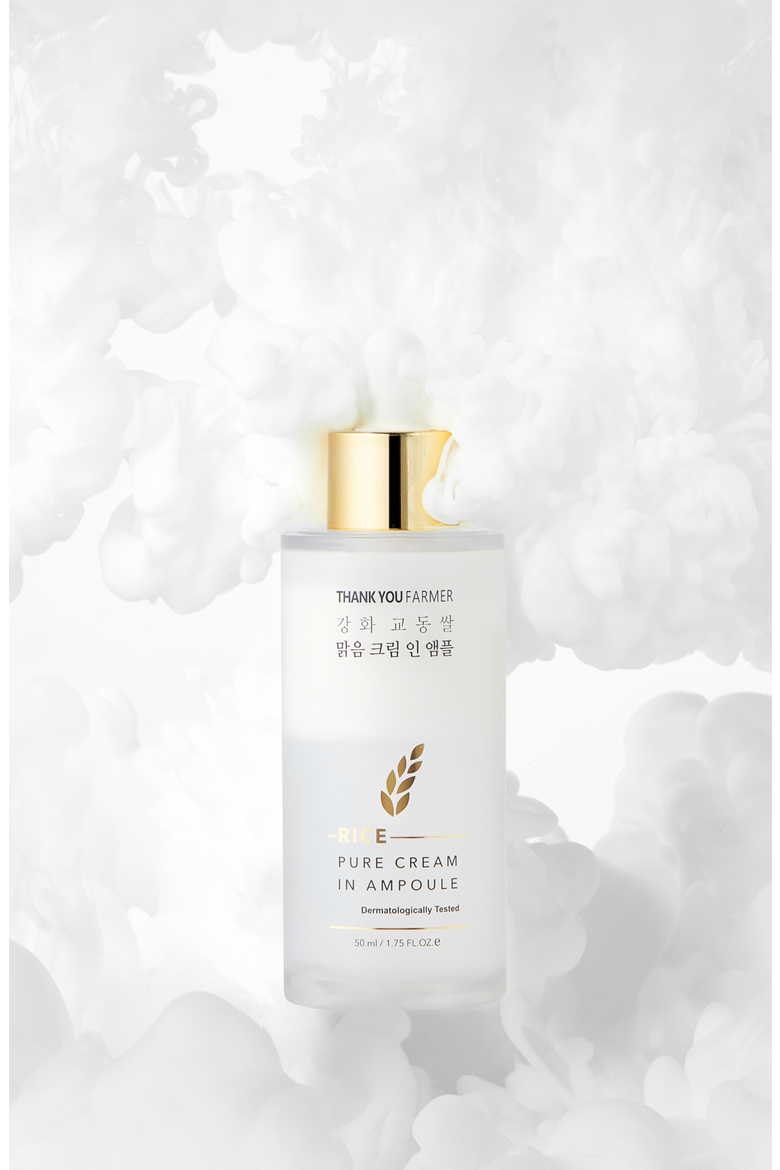 Rice Pure Cream in Ampoule, Alternate, color, No Color