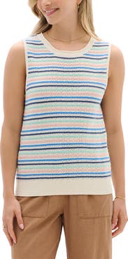 Hatley Kate Stripe Cotton Sweater Vest