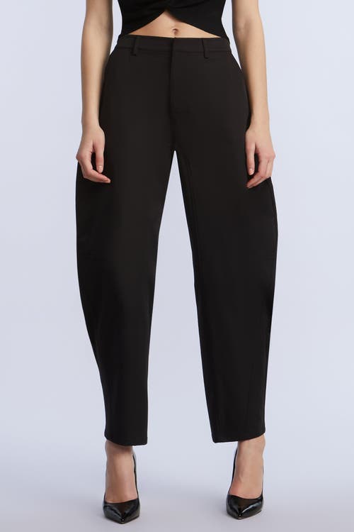 Bcbg Taffeta Twill Puddle Pants In Black