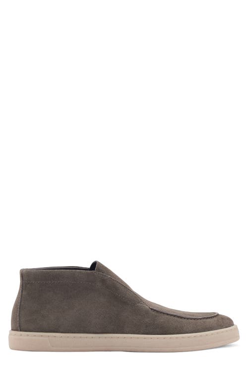 Mango Suede Slip-on Boot In Khaki Grey