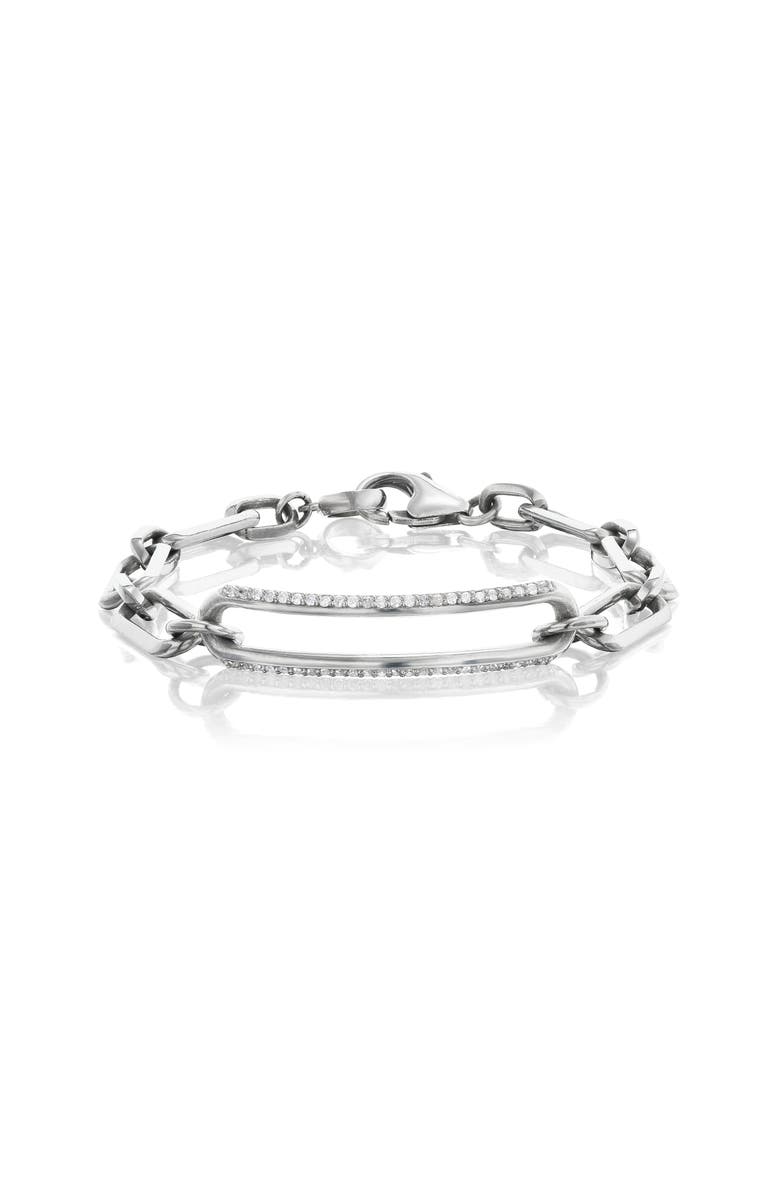 Sheryl Lowe Open ID on Gwyneth Chain Bracelet, Main, color, Sterling Silver