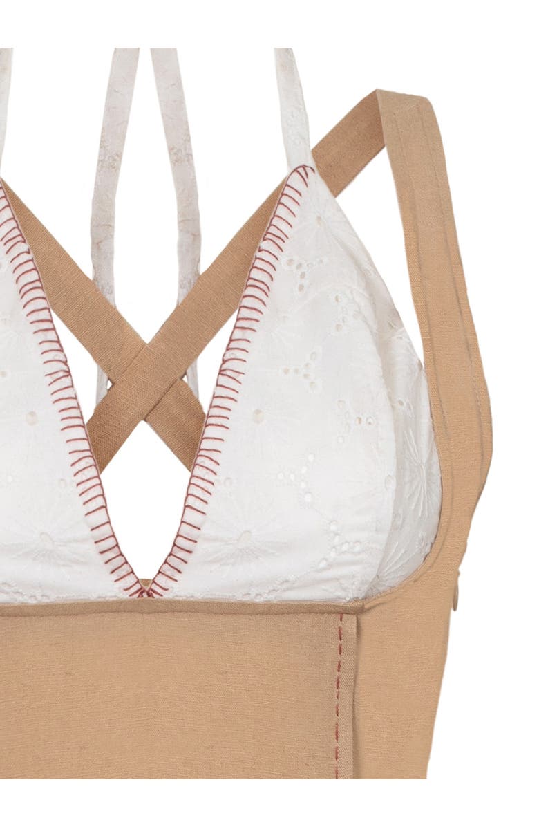 Haveli Kavya Midi Dress, Alternate, color, Beige