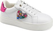 Kurt Geiger London Kids' Mini Laney Love Heart Sneaker