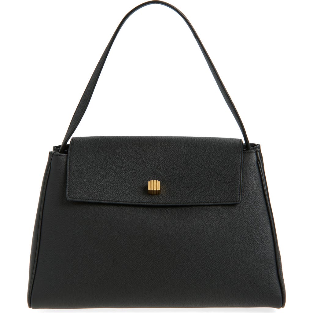 Khaite Audrey Leather Top Handle Bag in Black 200  product