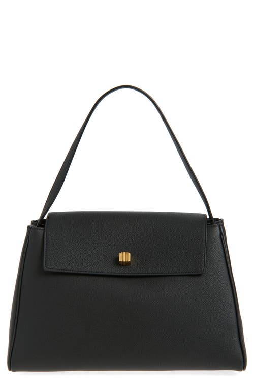Khaite Audrey Leather Top Handle Bag in Black 200 at Nordstrom