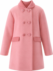 Rachel Riley Corduroy Trim Dress Coat