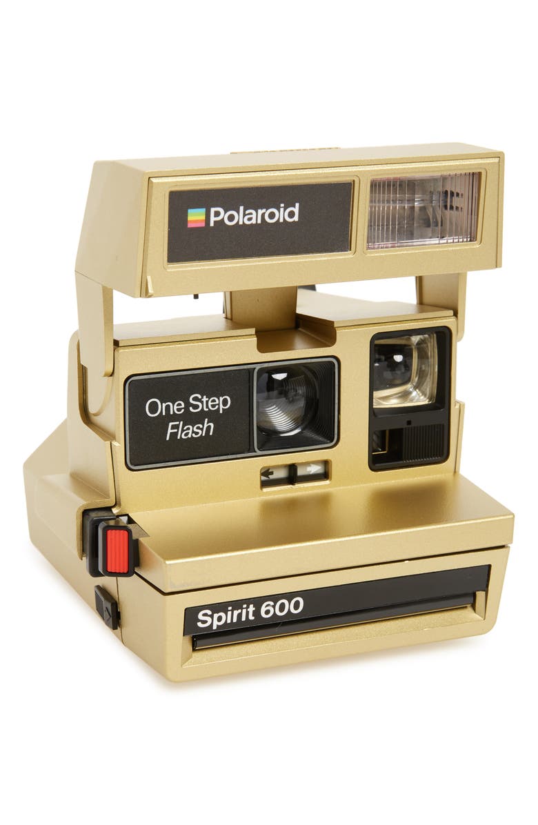 Polaroid Impossible Project Polaroid 600 Goldtone Metallic Instant Camera, Main, color, 