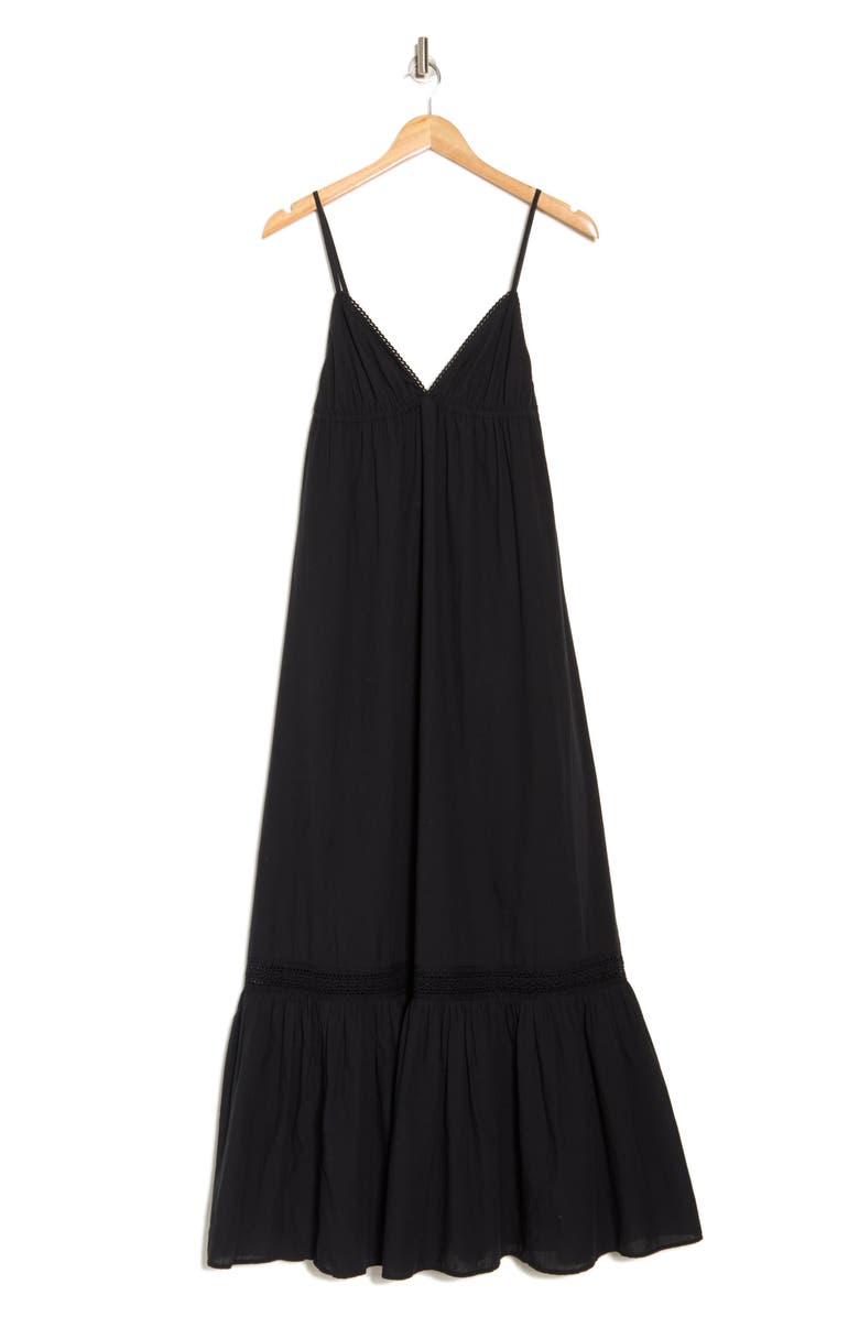 Abound Cotton Maxi Dress, Alternate, color, Black