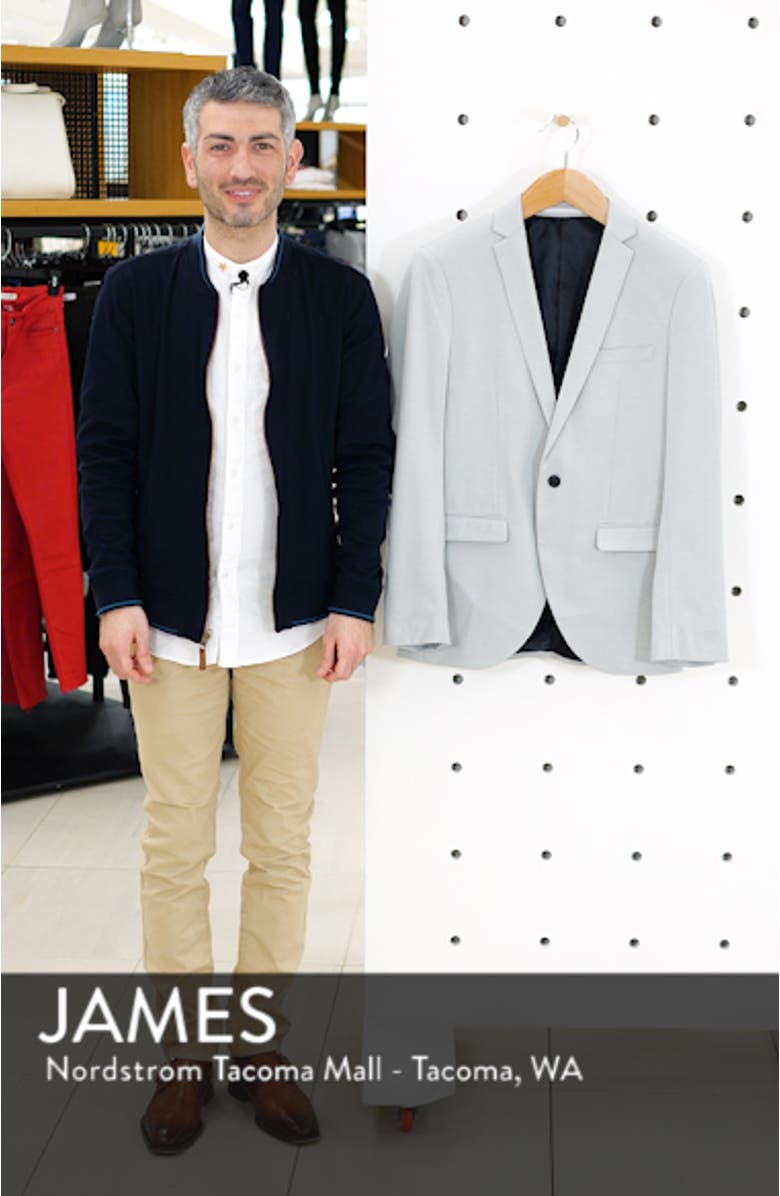 Skinny Fit Jersey Blazer, sales video thumbnail