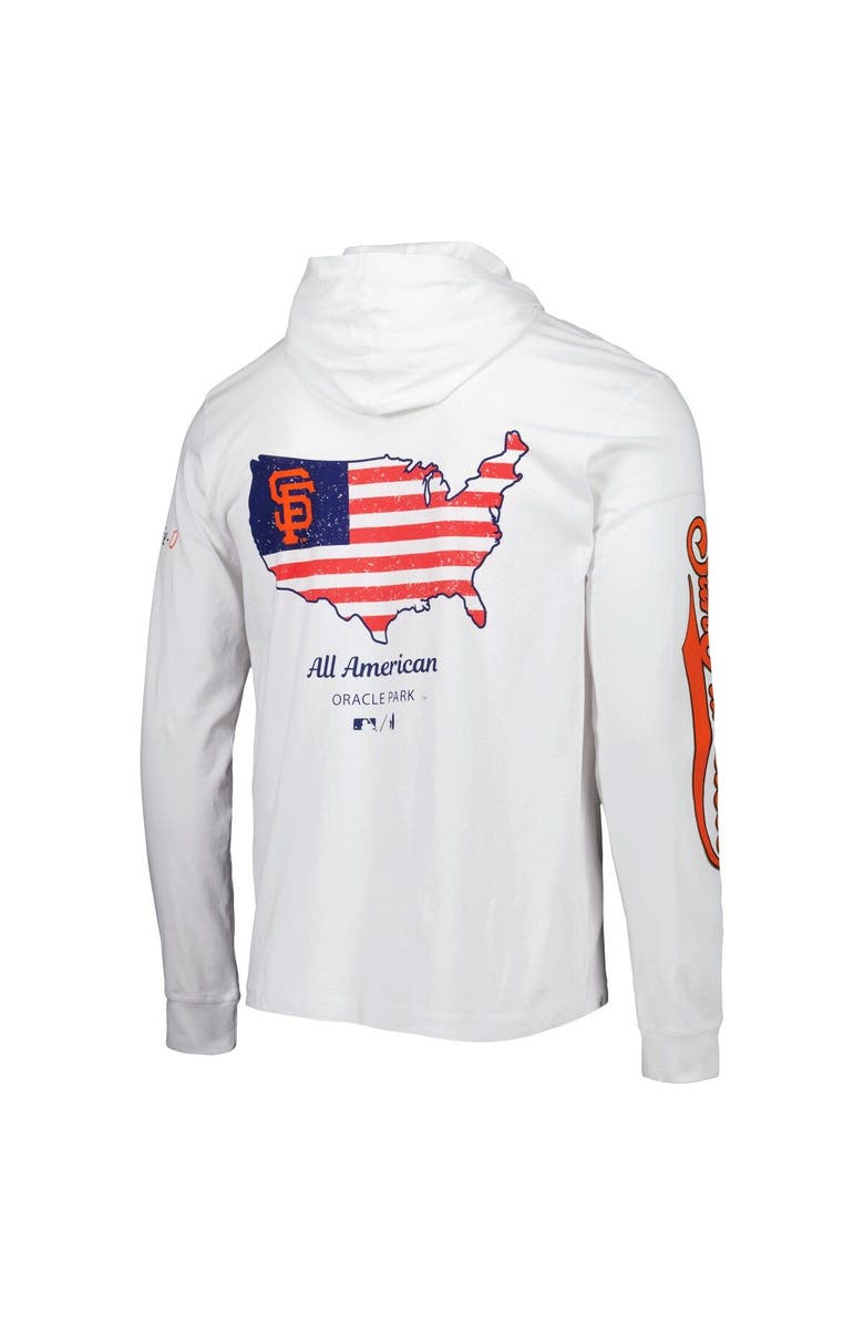 johnnie-O Men's johnnie-O White San Francisco Giants Edison Hoodie T-Shirt, Alternate, color, White