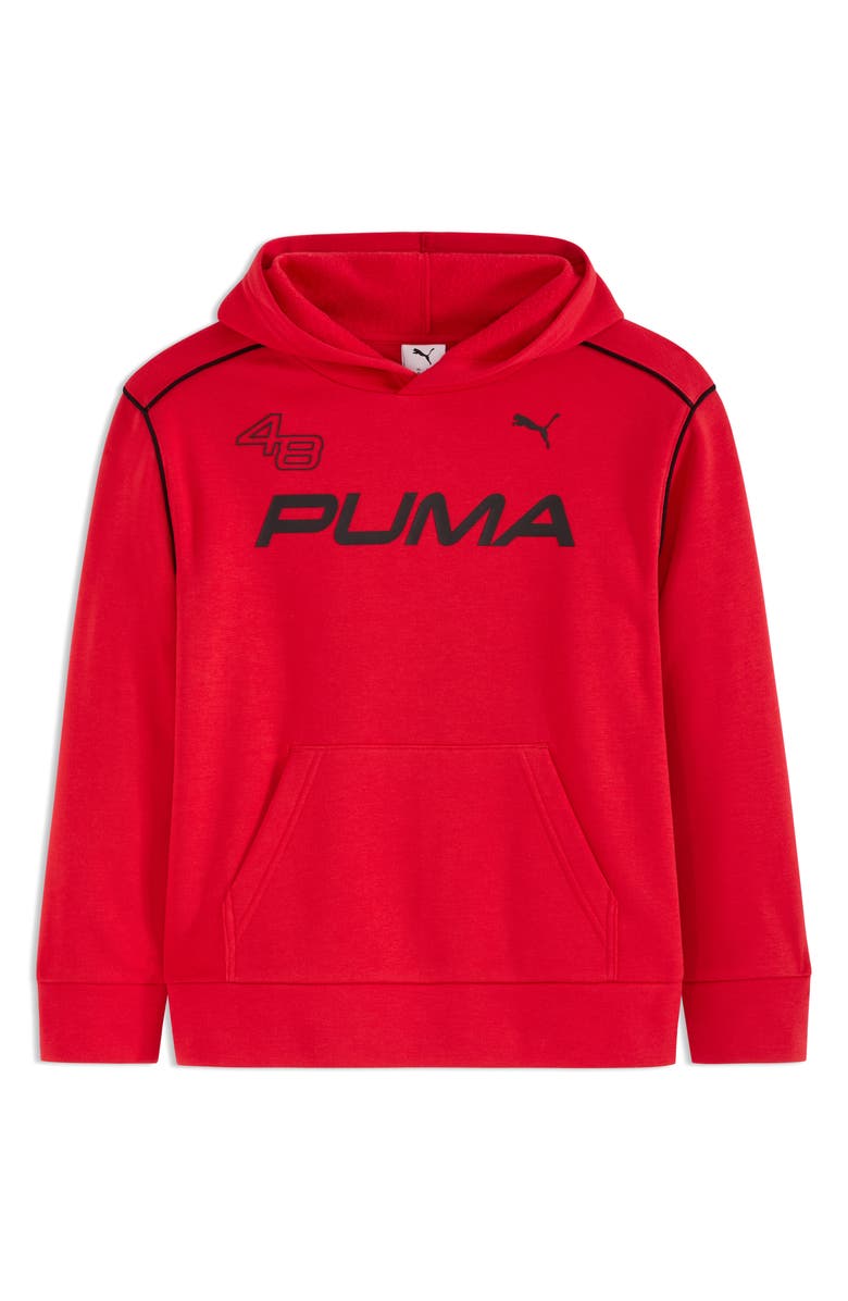 PUMA Kids' Speed Squad Pack Hoodie, Main, color, Medium Red