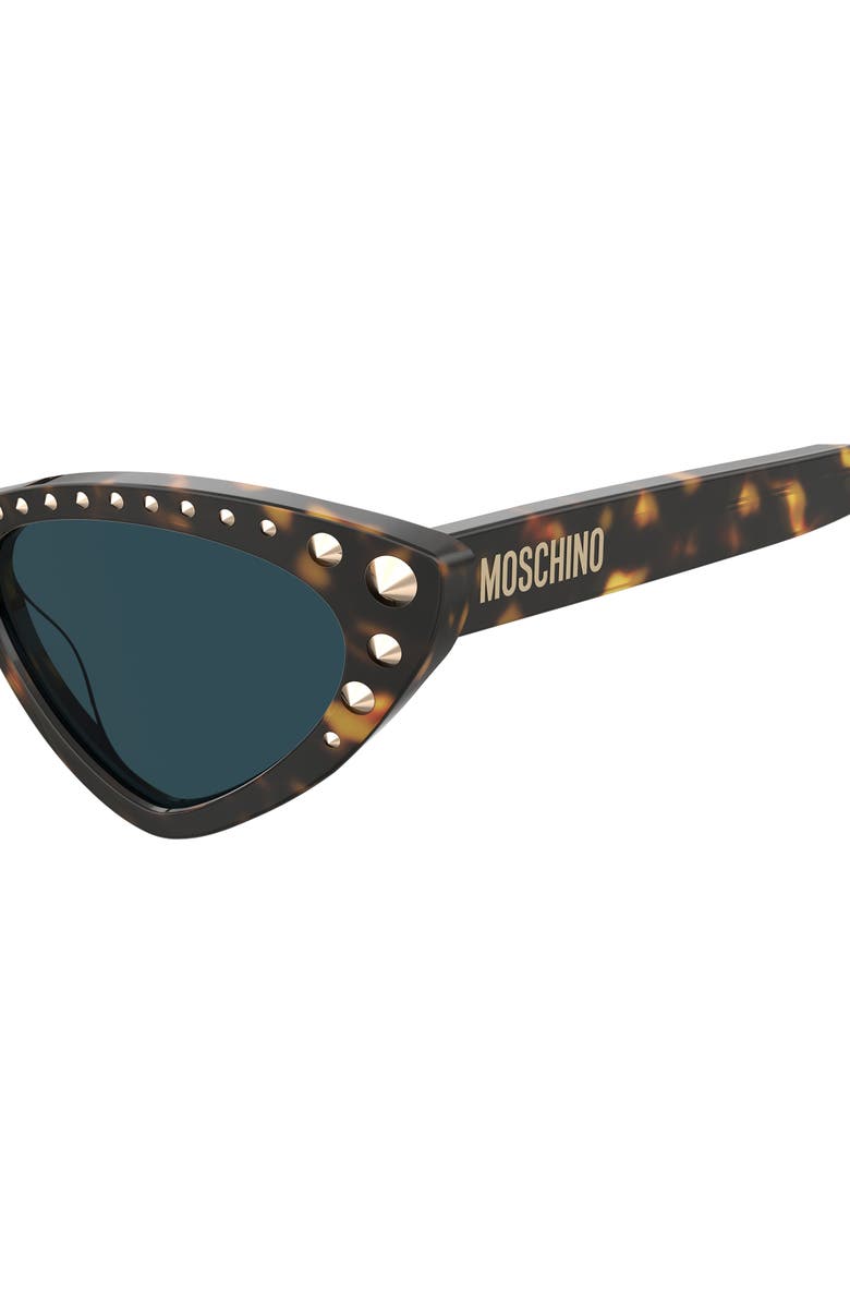 Moschino 53mm Cat Eye Sunglasses, Alternate, color,
