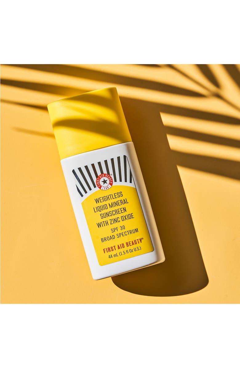 First Aid Beauty Weightless Liquid Mineral Sunscreen SPF 30, Alternate, color, 