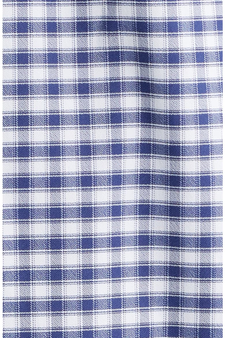Fairbanks Ombré Check Performance Twill Button-Up Shirt, Alternate, color, NAVY