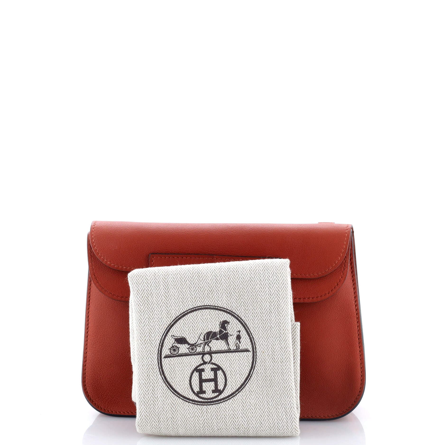 Pre-Owned Hermes Halzan Bag Swift 22, Alternate, color, Cuivre