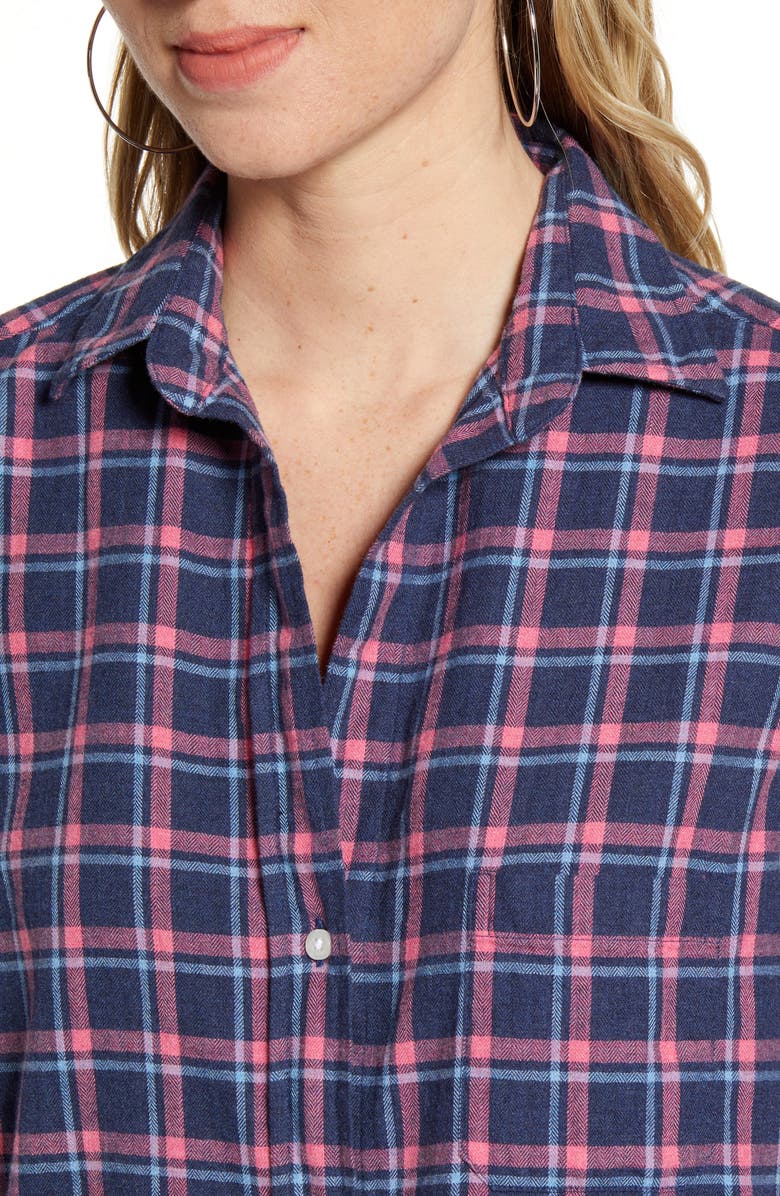 Grayson The Hero Feathered Flannel Shirt, Alternate, color,