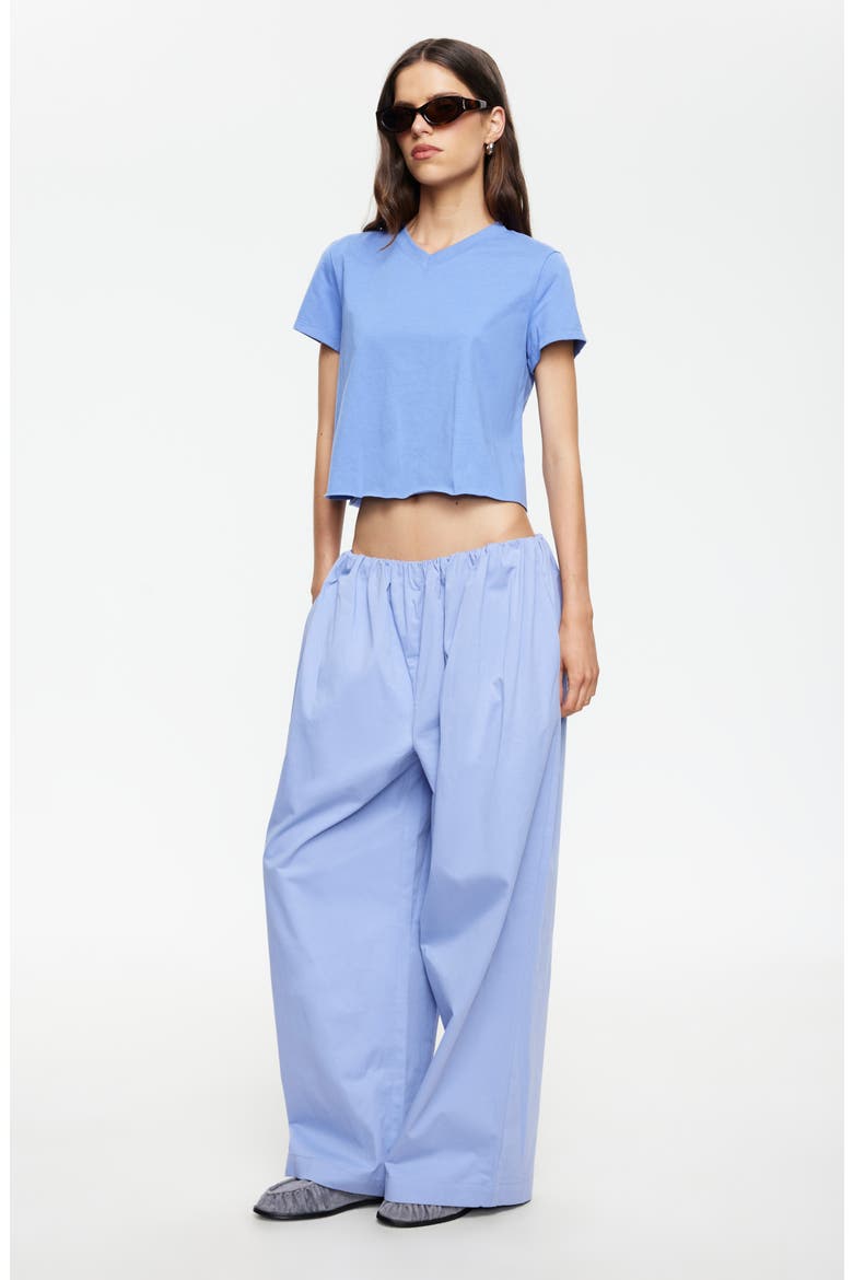 North Light Cotton Crop T-Shirt, Alternate, color, PERSIAN JEWEL