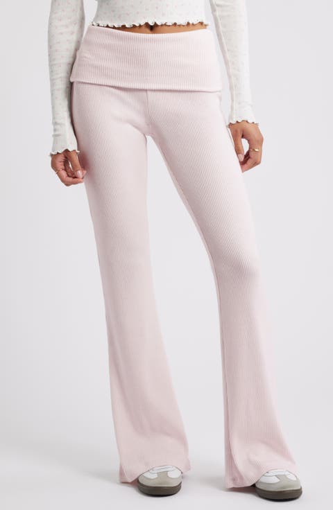 Cozy Flare Rib Pants