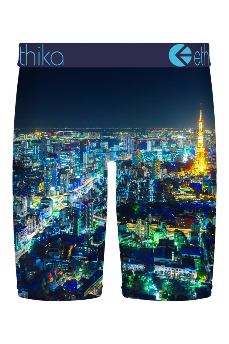 Kids' Tokyo Pulse Boxer Briefs, Alternate, color, BLACK/ BLUE