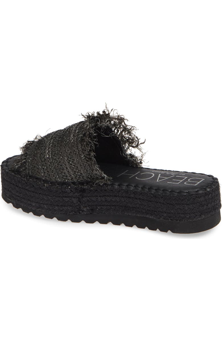 BEACH BY MATISSE Coconuts by Matisse Seashell Platform Slide Sandal, Alternate, color,