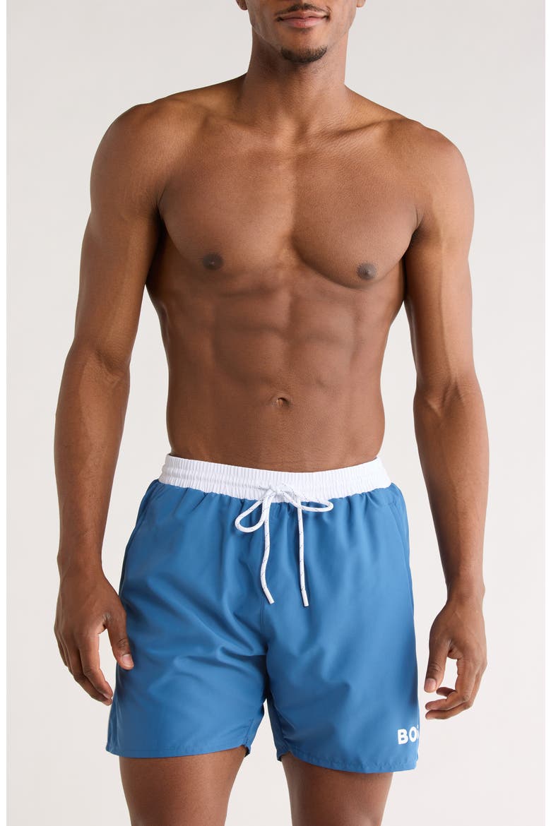 Rockfish Swim Trunks, Main, color, BLUE