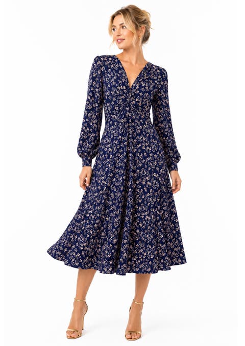 Mollie Knot Midi Dress